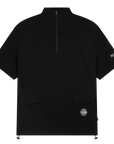 HIGH-NECK UTILITY STYLE T-SHIRT
