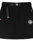 BUCKLE-DETAIL UTILITY SKIRT