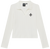 CROPPED V-NECK POLO SHIRT