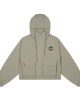 CROPPED HOODED JACKET